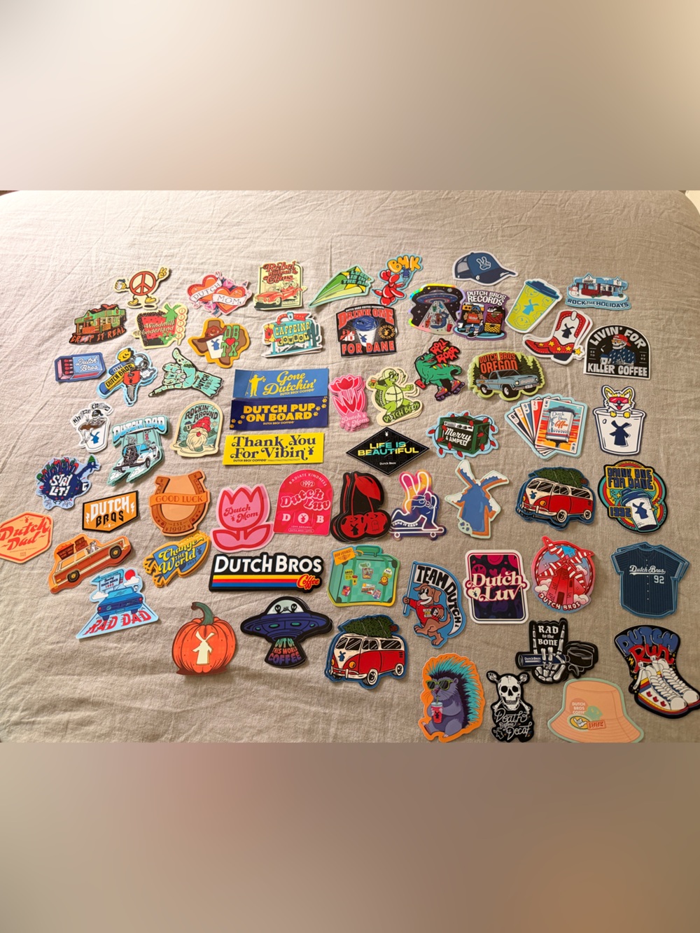 Dutch bros merch / sticker collectibles